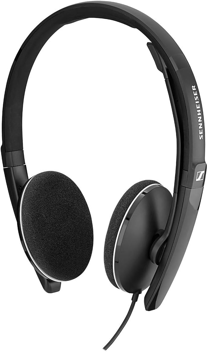 Sennheiser PC 3.2 Chat, noise cancelling microphone, casual gaming lightweight, high comfort, minimalistic design, call control, foldable mic - 3.5mm jack, 3 pole connectivity Pack of 2