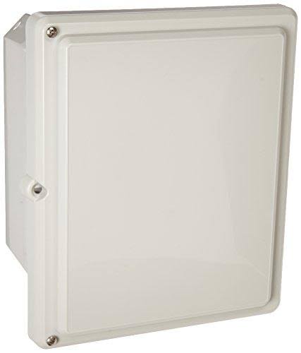 SERPAC 9.7 in. L x 8.2 in. W x 5.5 in. H Polycarbonate Gray Hinged Screw Top Cabinet Enclosure with Gray Bottom