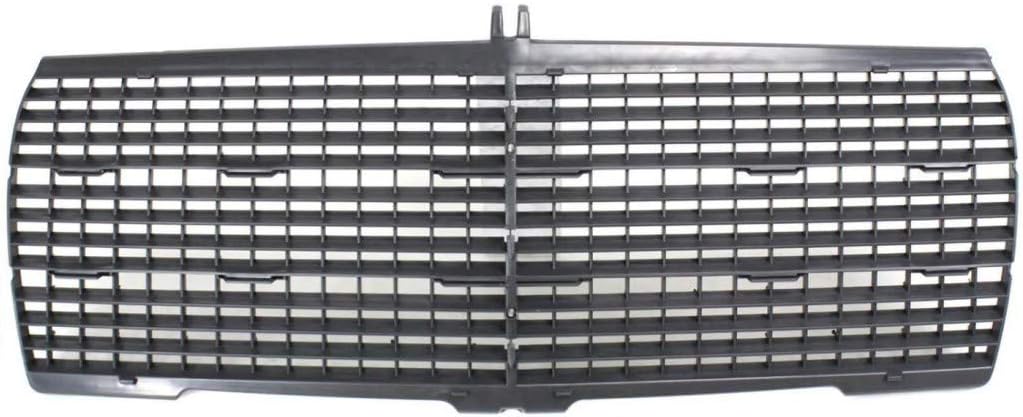For Mercedes-Benz 190E Grille Assembly 1984-1993 | Insert | Plastic | Primed-Black | Inner | (201) Chassis | Plastic | 2018880223