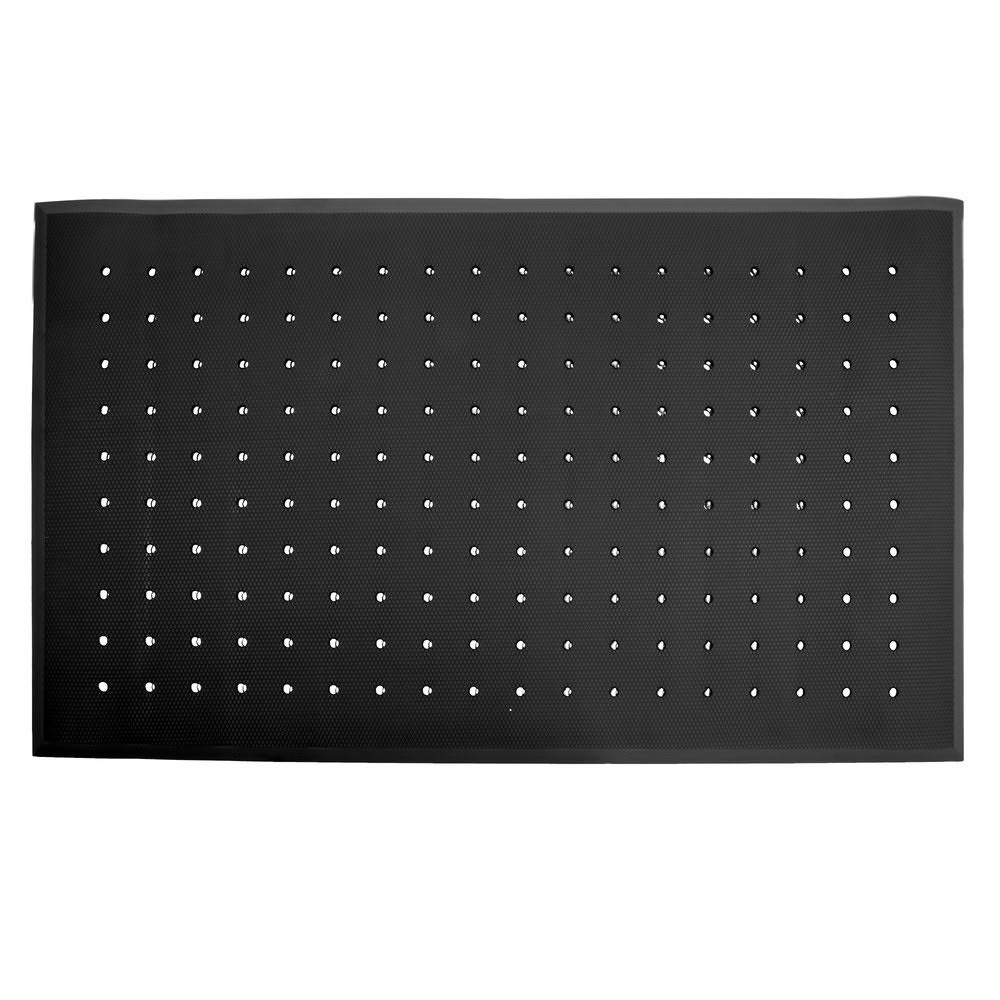 Cactus Mat 2200-35, 60x22 x 36x22 VIP Black Cloud Anti-Fatigue Rubber Floor Mat, Black