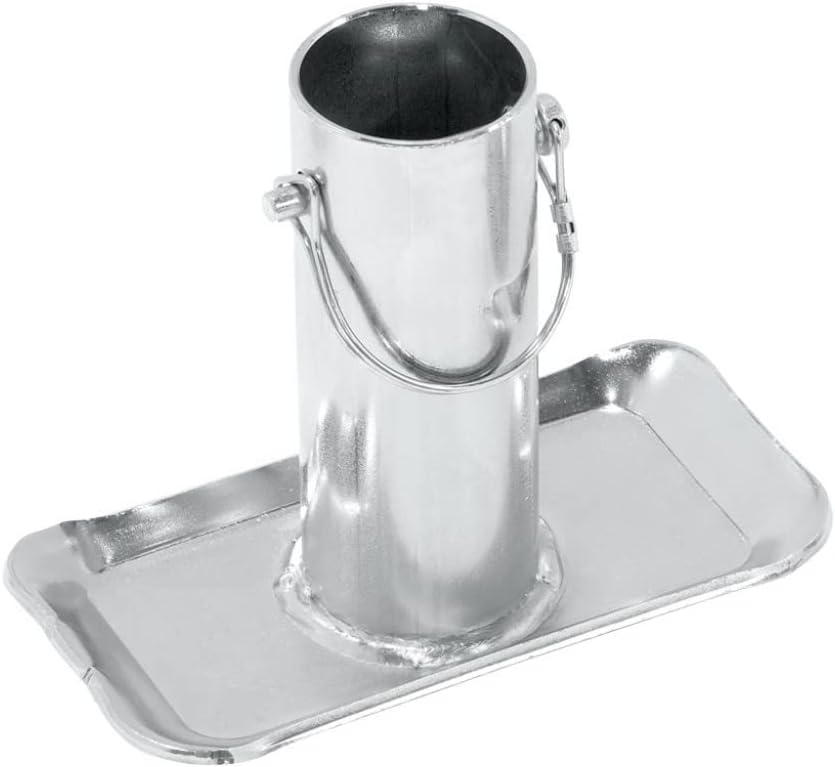 Draw-Tite Trailer Jack Accessory | 8in Jack Foot Plate Extension | Zinc