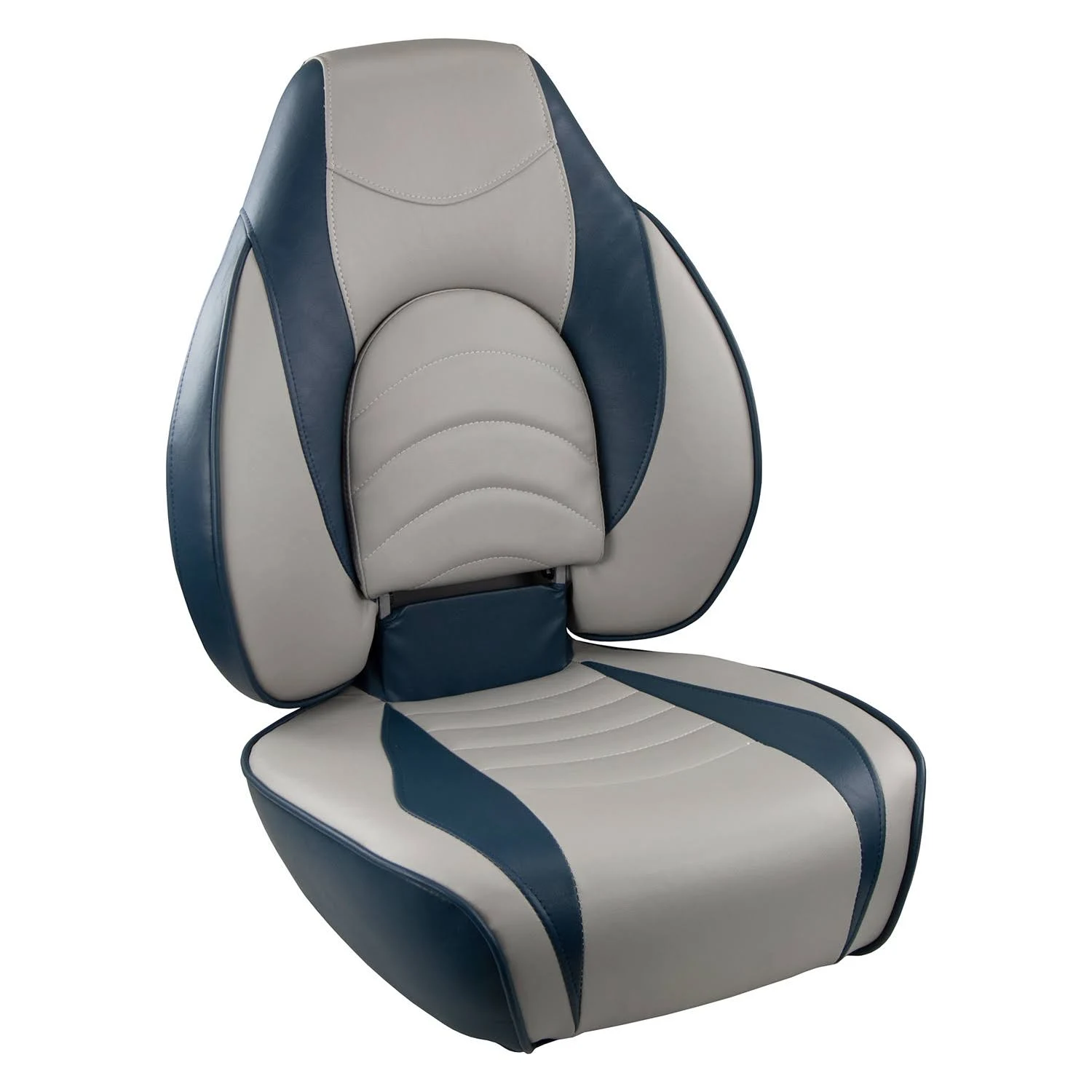 Springfield 1780238 Deluxe Fish Pro High Back Seat - Blue/Grey