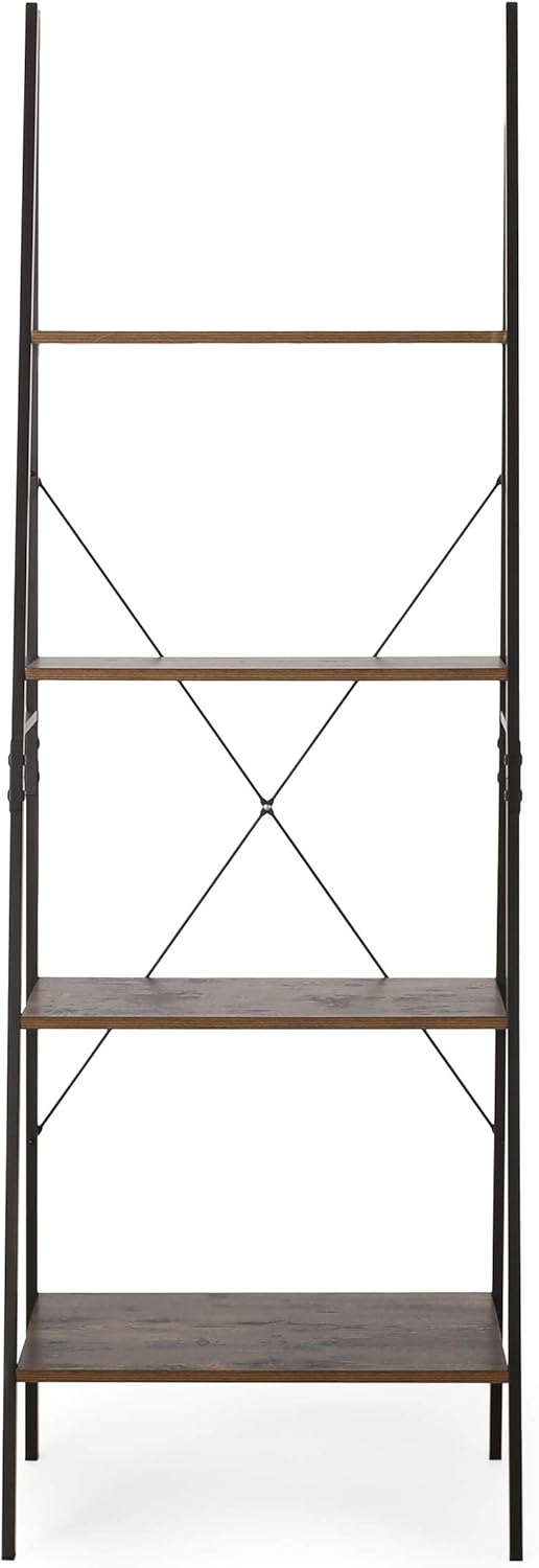 Christopher Knight Home Newnan Bookcase, Black + White