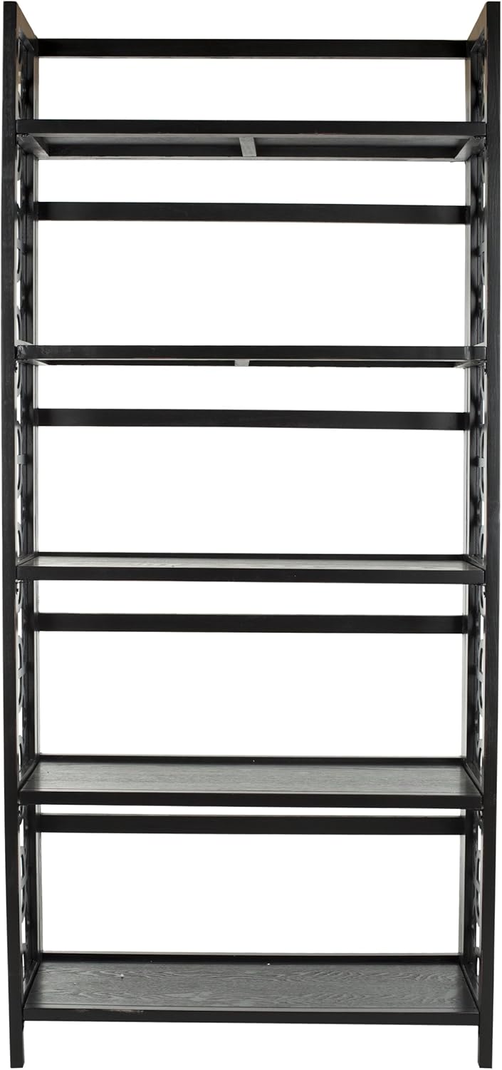 Safavieh American Homes Collection Natalie Black 5-Shelf Bookcase