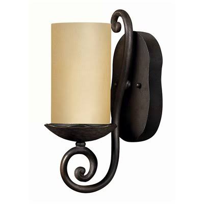Hinkley Lighting 5640OL Gold Hill 1 Light Bath Vanity in Olde Black