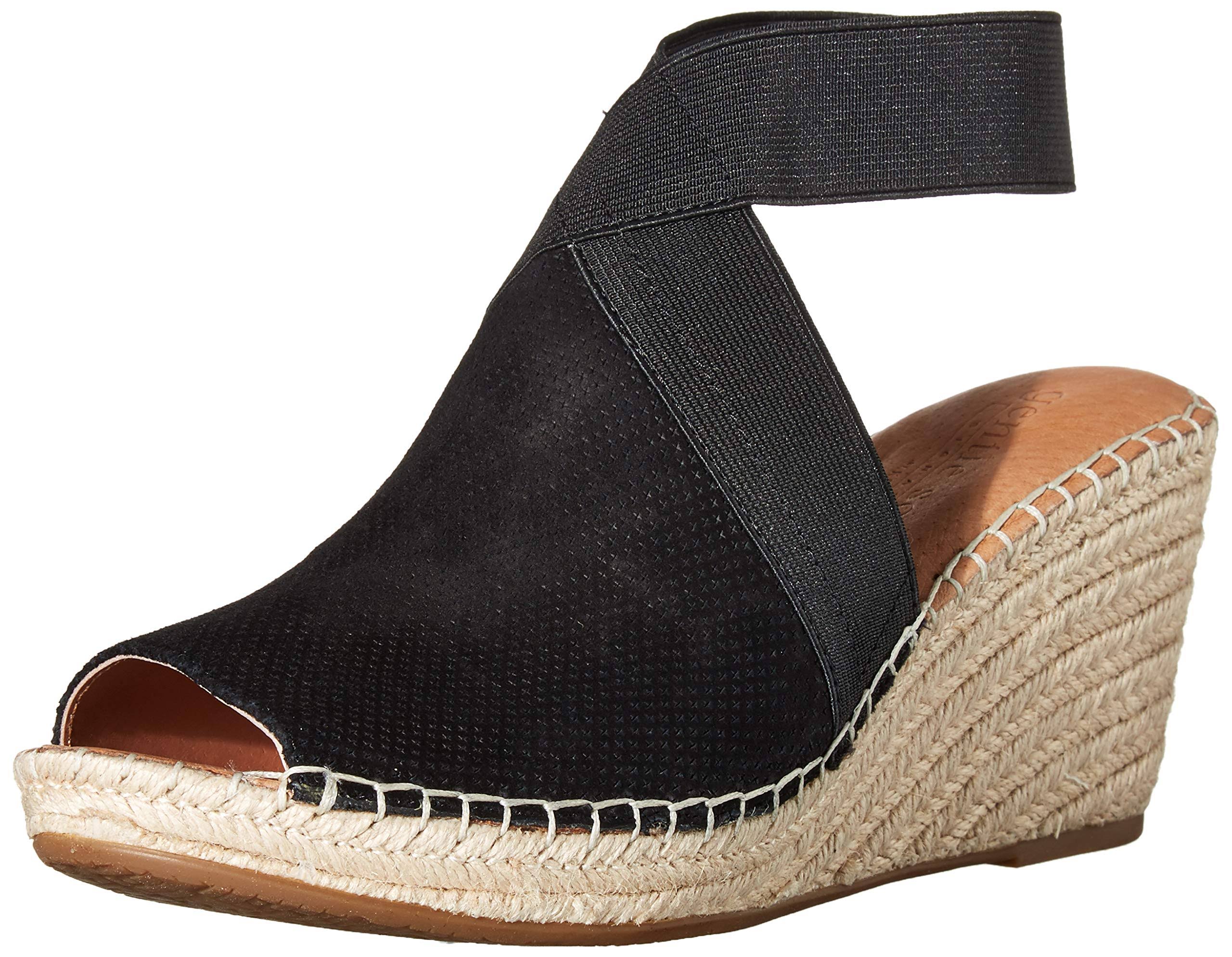 Gentle Souls by Kenneth Cole Colleen Suede Wedge, 11 / Black