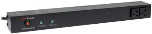 CyberPower RKBS20S2F8R 20A 10-Outlet 1U RM Rackbar Surge Suppressor
