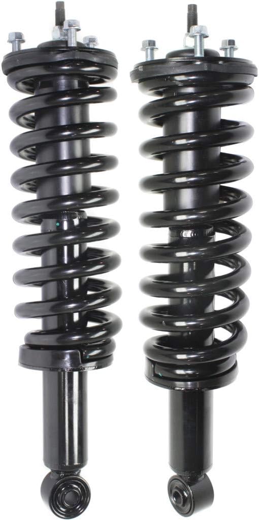 For Toyota Tundra Strut Assembly 2000 01 02 03 04 05 2006 Driver and Passenger Side Pair/Set | Front | Black | Twin-Tube | Loaded Strut