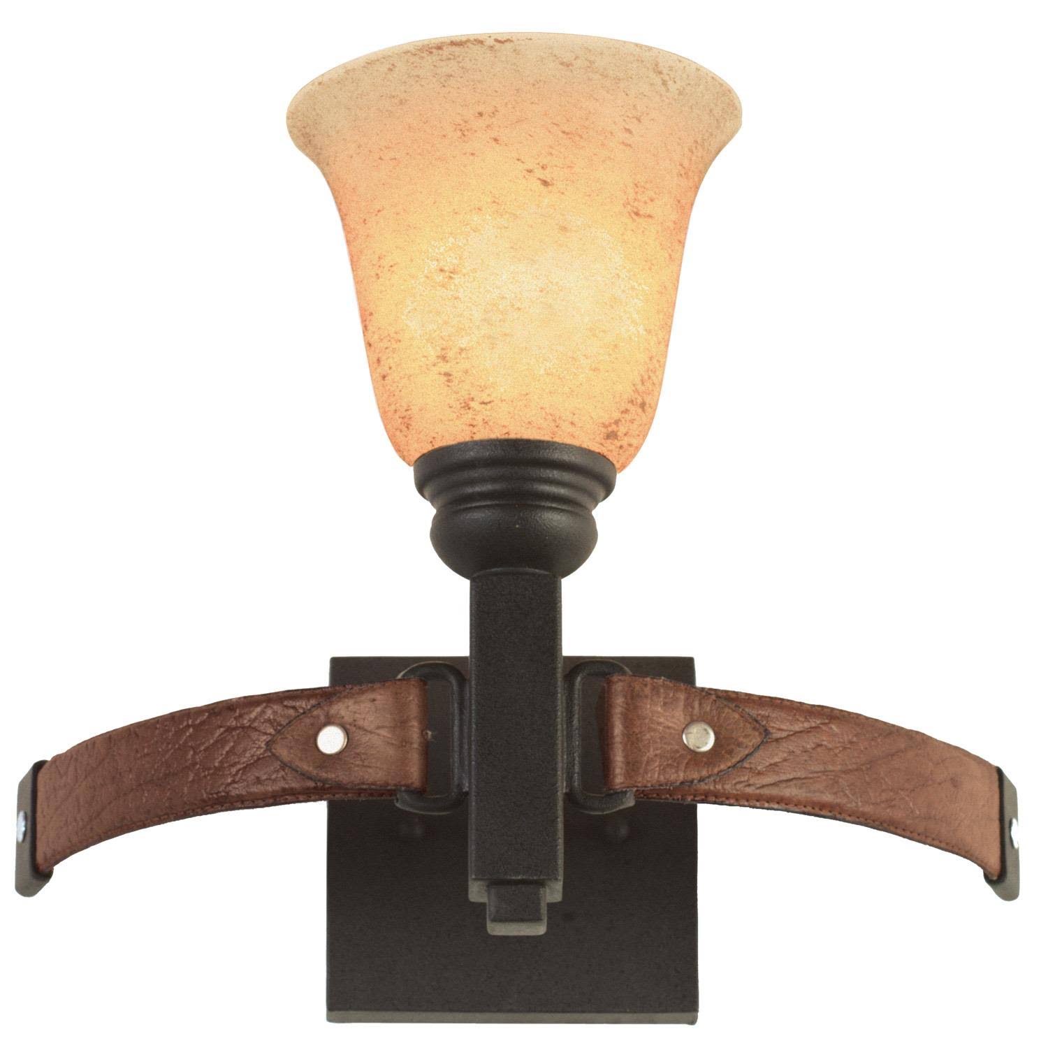 Kalco Rodeo Drive 1 Light Bath 4641B/ECRU (Black)