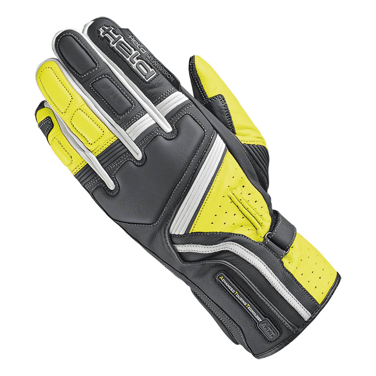 Held Travel 5 Gloves Black Yellow Fluo