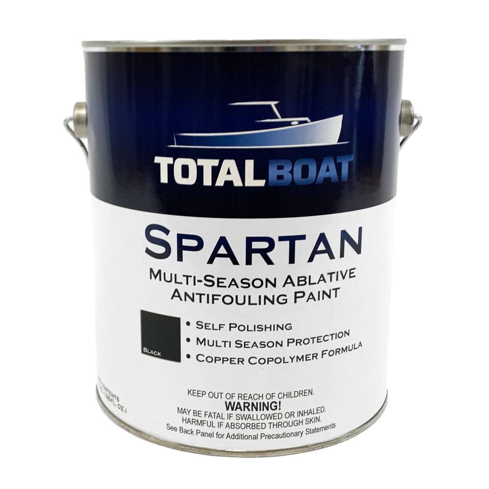 TotalBoat Spartan High-Copper Antifouling Boat Bottom Paint Quart Black