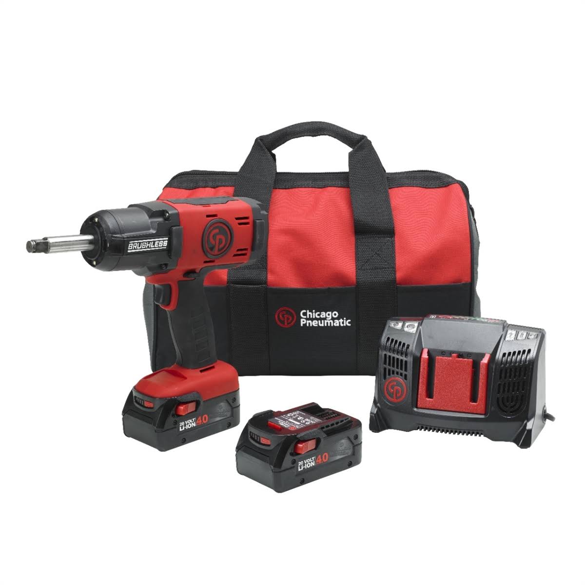 Chicago Pneumatic 20V 1/2 in. Cordless Impact w/ 2 in. Anvil Kit-4AH Version