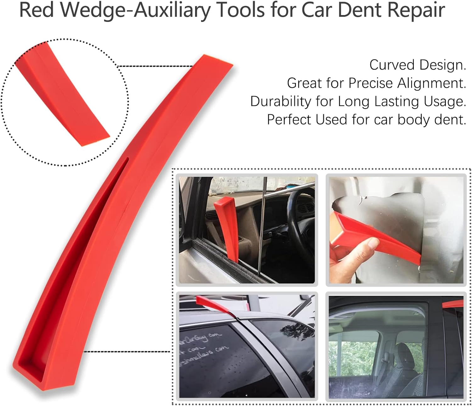 IVONNEY Car Tool Kit with Air Wedge Bag Pump, Long Reach Tool Car Lockout Kit with Non Marring Wedge, Unlocking Door Kit, Auto Trim Removal Tool for Trucks Multi-Function Tool Set 18PCS