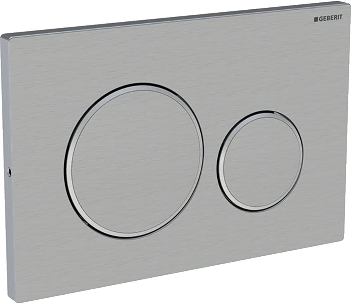 Geberit 115.889.SN.1 Sigma20 Flush Actuator Plate - Brushed Stainless