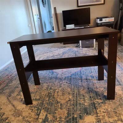 Chumbley Double u0026 Two Person Desks Zipcode Design Color: Black Walnut