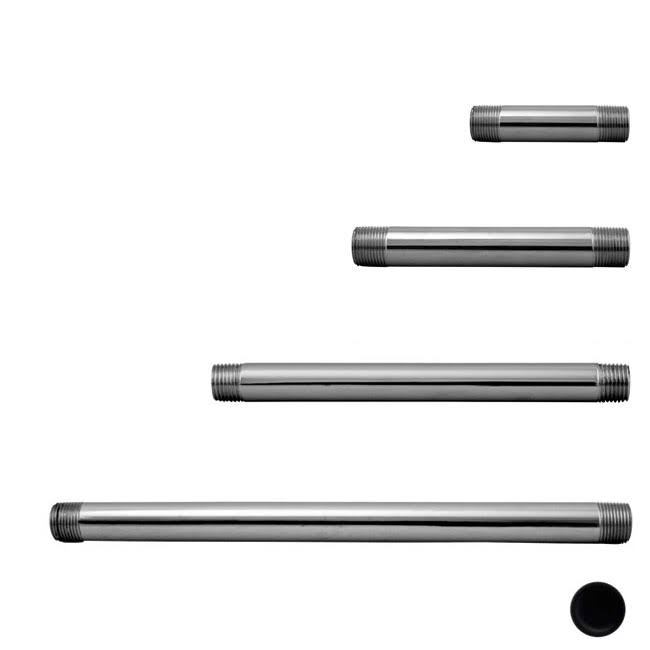 Westbrass 1/2x22 x 24x22 IPS Pipe Nipple Matte Black D12124-62