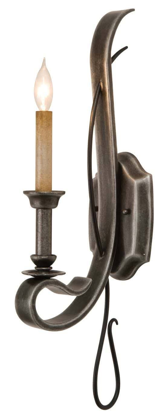 Kalco Keller 1 Light Wall BRACKET, Vintage Iron - 5101VI