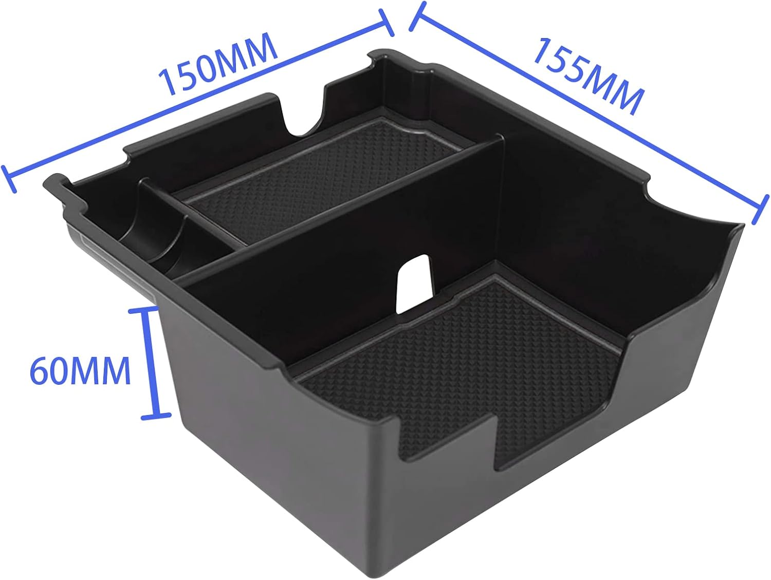 ZCLINKO Center Console Organizer for 2017+ Subaur Impreza/2018+ Subaur Crosstrek SVU Armrest Storage Box Interior Accessories Armrest Organizer ABS Material Tray Glove Pallet Secondary Storage(Black)