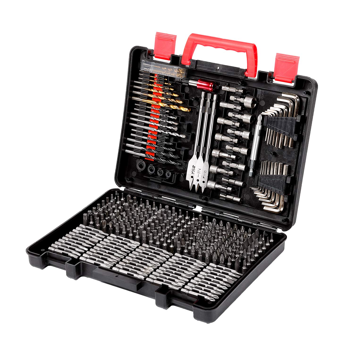KingTool Drilling and Driving Accessory Kit (KingTool 318-Pieces Screwdriver and Drill Bit Set) Pack of 2