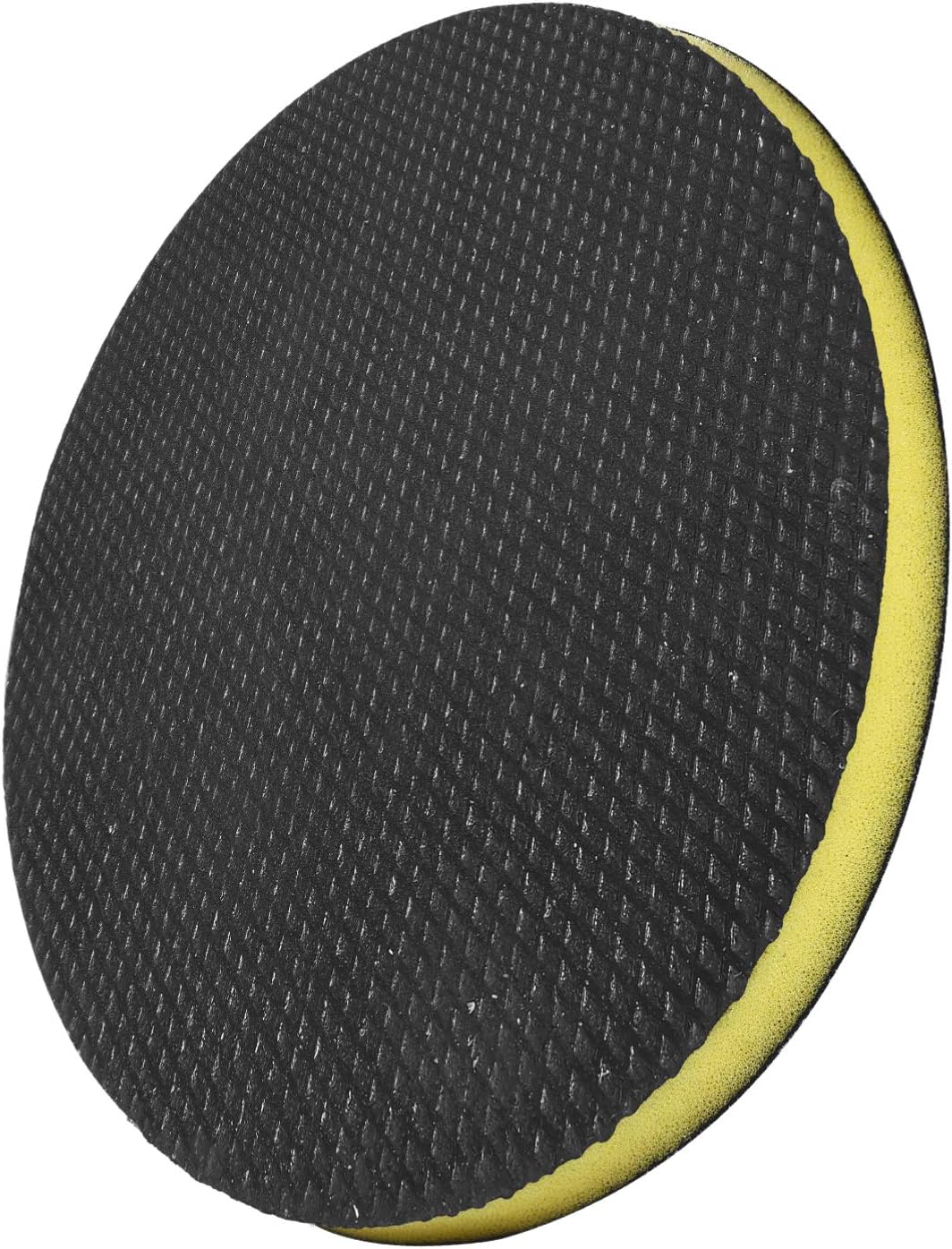 VOSAREA 6 Pneumatic Durable Clay Pad for Polisher Clay Disc Clay Bar Wipe Pad DA Polisher Pad for Car Detailing Novel Detailing Tool Detailing Kit (Black)