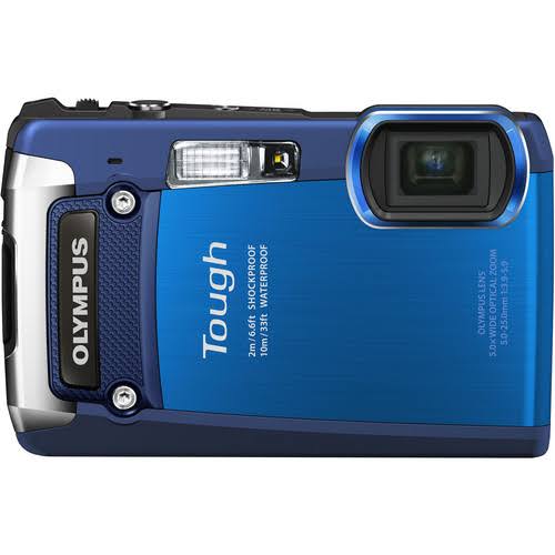 Olympus Tough TG-820 iHS 12.0 MP Compact Digital Camera - Blue