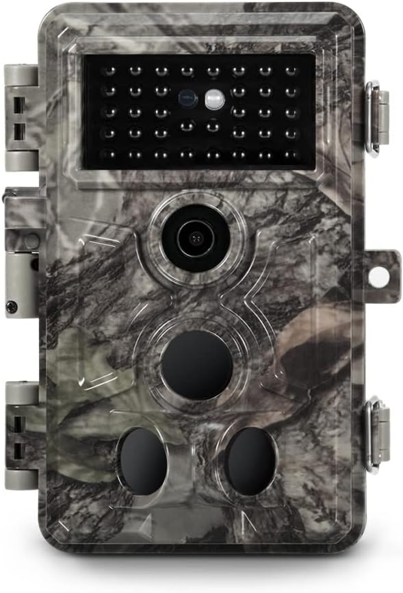 Meidase P40 Trail Camera 24MP 1296P Game Camera with 75ft Night Vision, 0.2s Motion Activated, 2.4