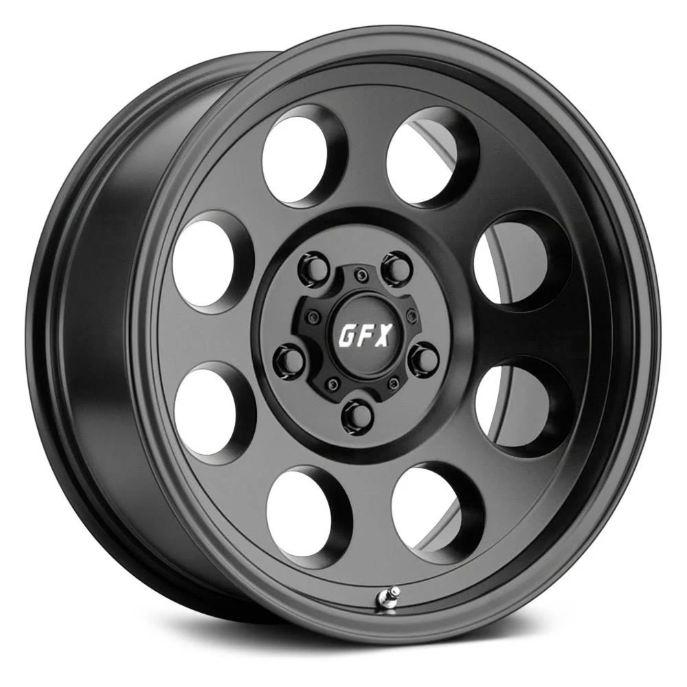 G-FX Wheels T16 890-6139-12 MB TR-16 Matte Black Wheel 18x9 6x139.7 12