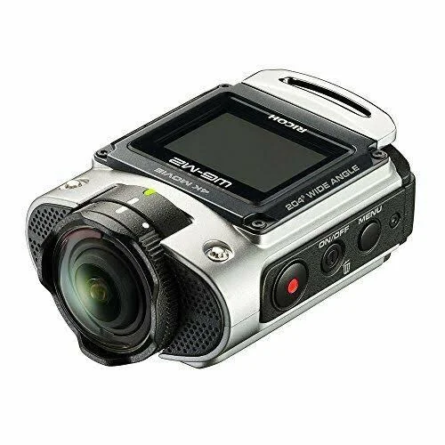Ricoh Waterproof Action Camera Wg-m2 4K Video Super-Wide-Angle 204 Degrees Housing Unnecessary Waterproof 20m Impact 2m 03813 (S