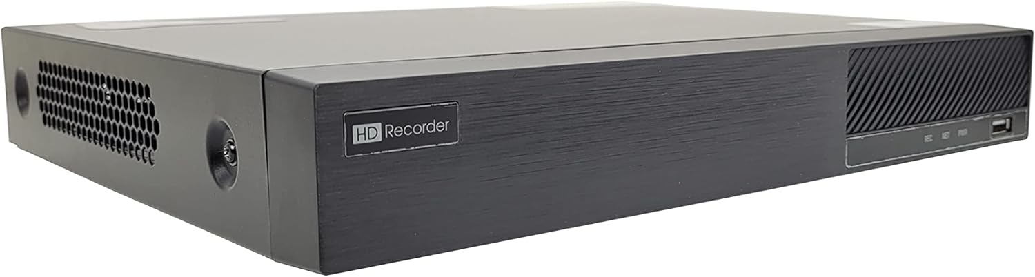 ACELEVEL 8 Channel Mini 1 U 8 PoE 4K & H.265 NVR, 50 Mbps/50 Mbps, HDMI/VGA, 1 SATA, Same as Q-See QT878, Supports Superlive Plus & Superlive Pro(Phone App) (No HDD)