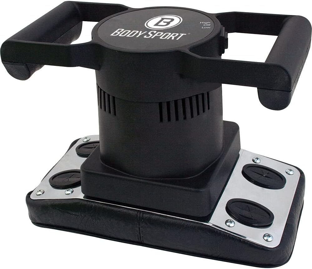 Body Sport Dual Speed Professional Vibrating Massager for Pain and Aching Muscles – Premium Chiropractic Tool Ideal for Myofascial Release and Trigger Point Therapy