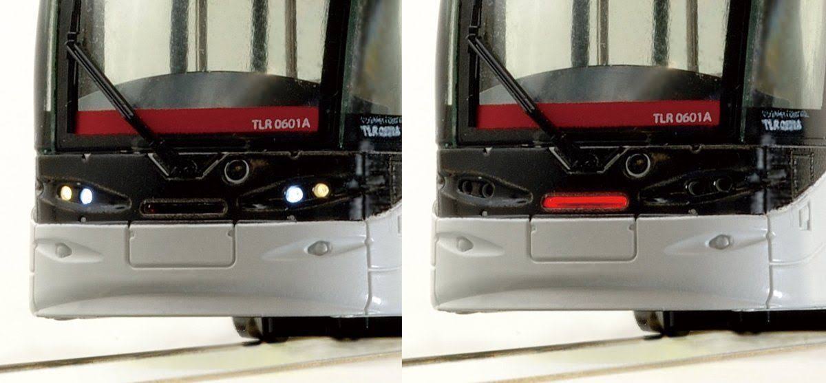 Kato 14-802-3 Toyama CENTRAM Tram 9001 LRT (Light Rail transit) Black (N Scale)