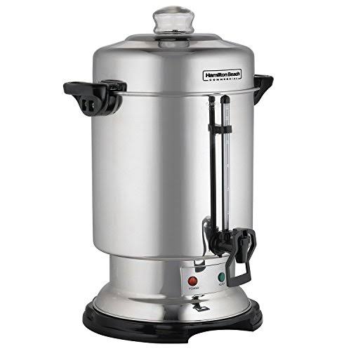 Hamilton Beach 60 Cup Coffee Urn, Silver D50065
