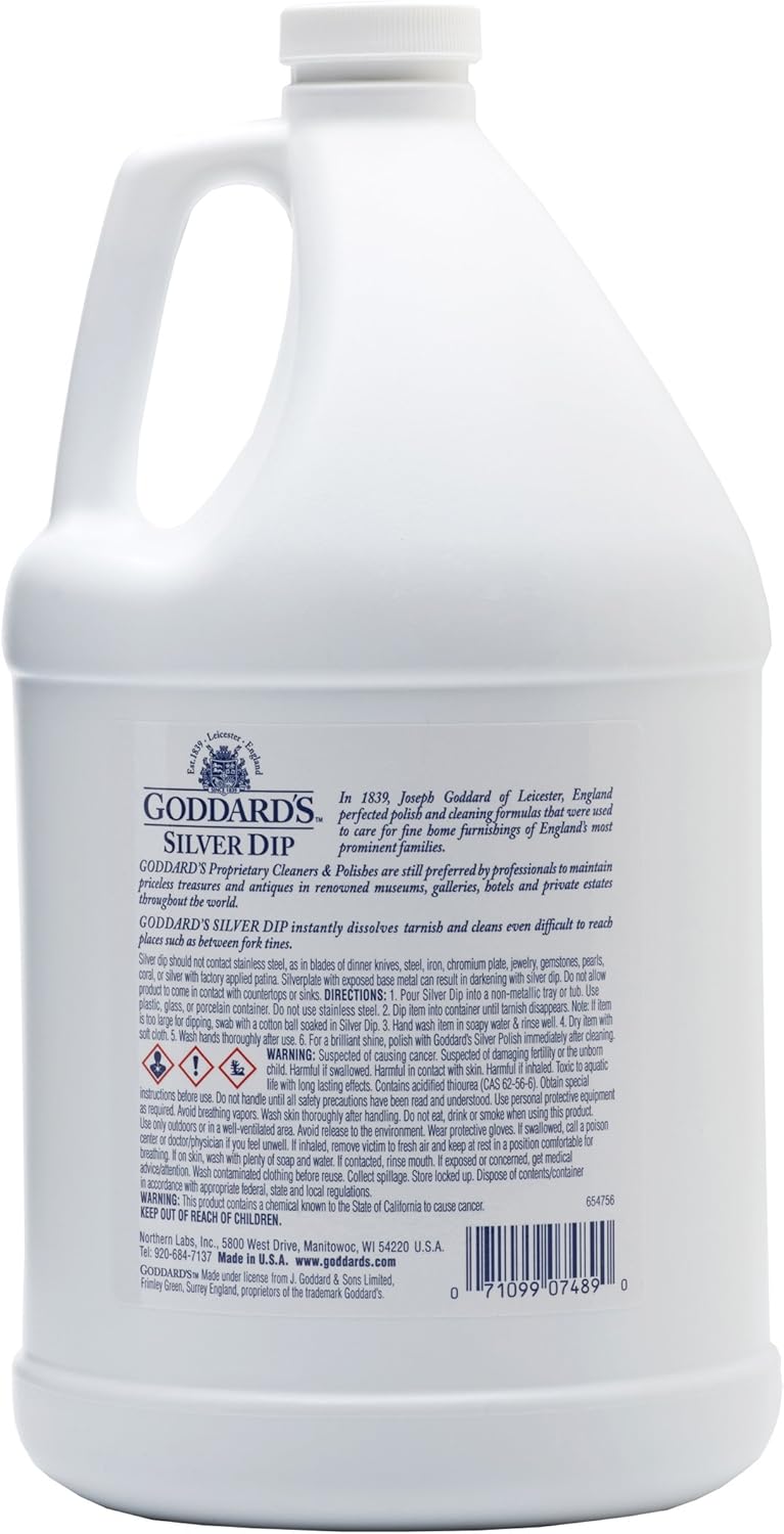 Goddard's Silver Care Liquid Dip - 1 Gallon Pack of 2