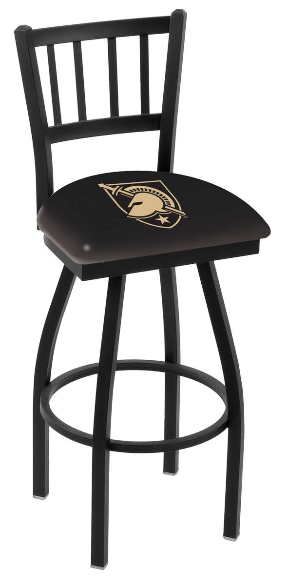 Army Black Knights HBS Jail Back High Top Swivel Bar Stool Seat Chair (30x22)