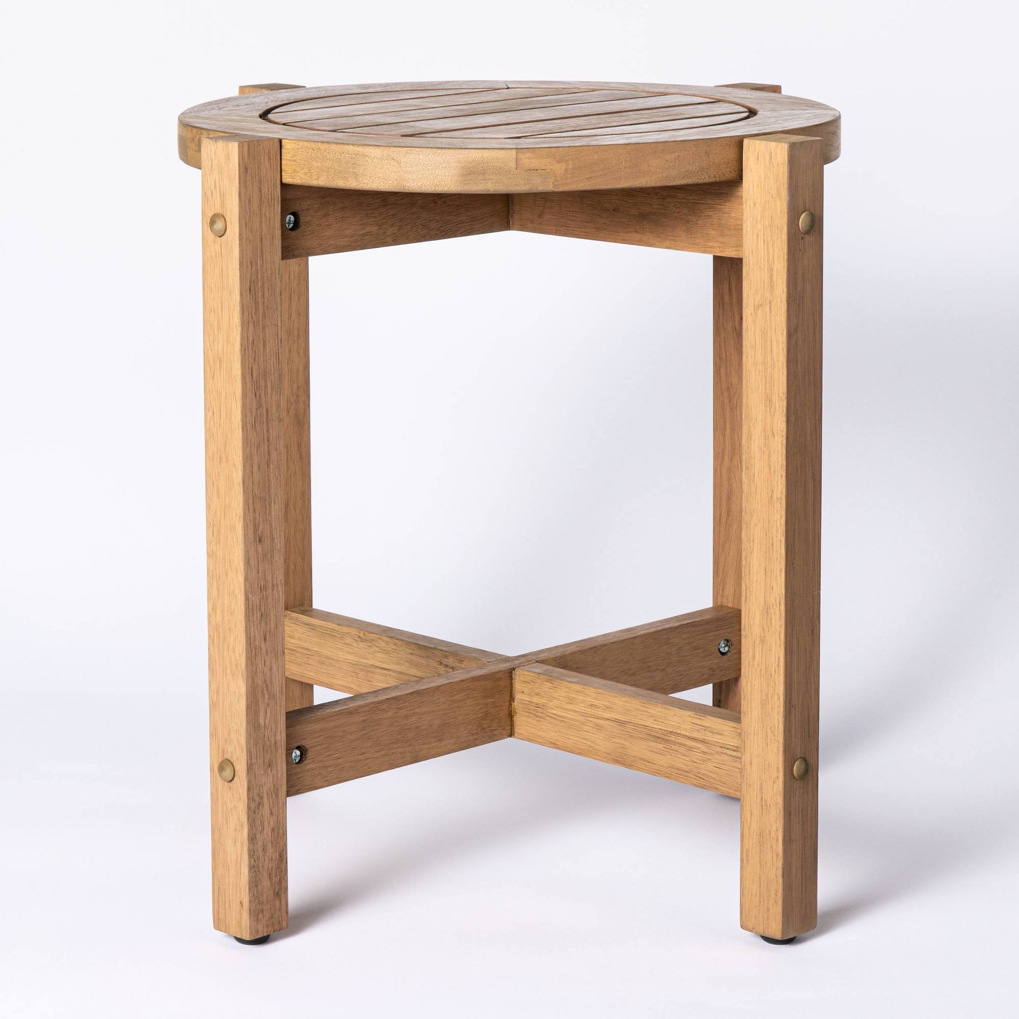 Bluffdale Wood Patio Accent Table - Threshold Designed with Studio McGee