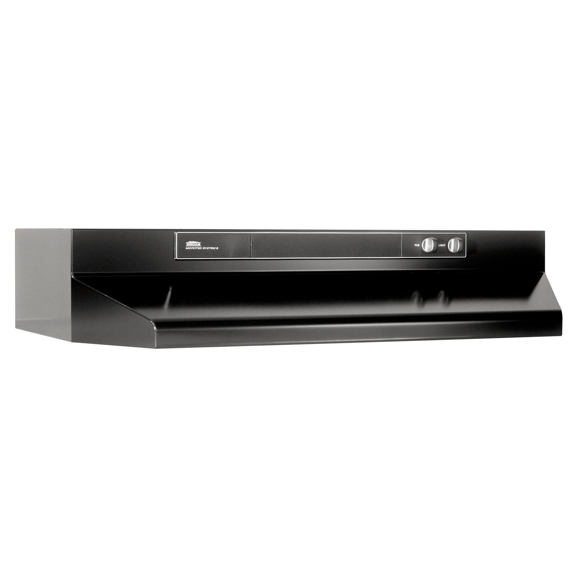 Broan 463623 36-Inch Under-Cabinet Range Hood, Black