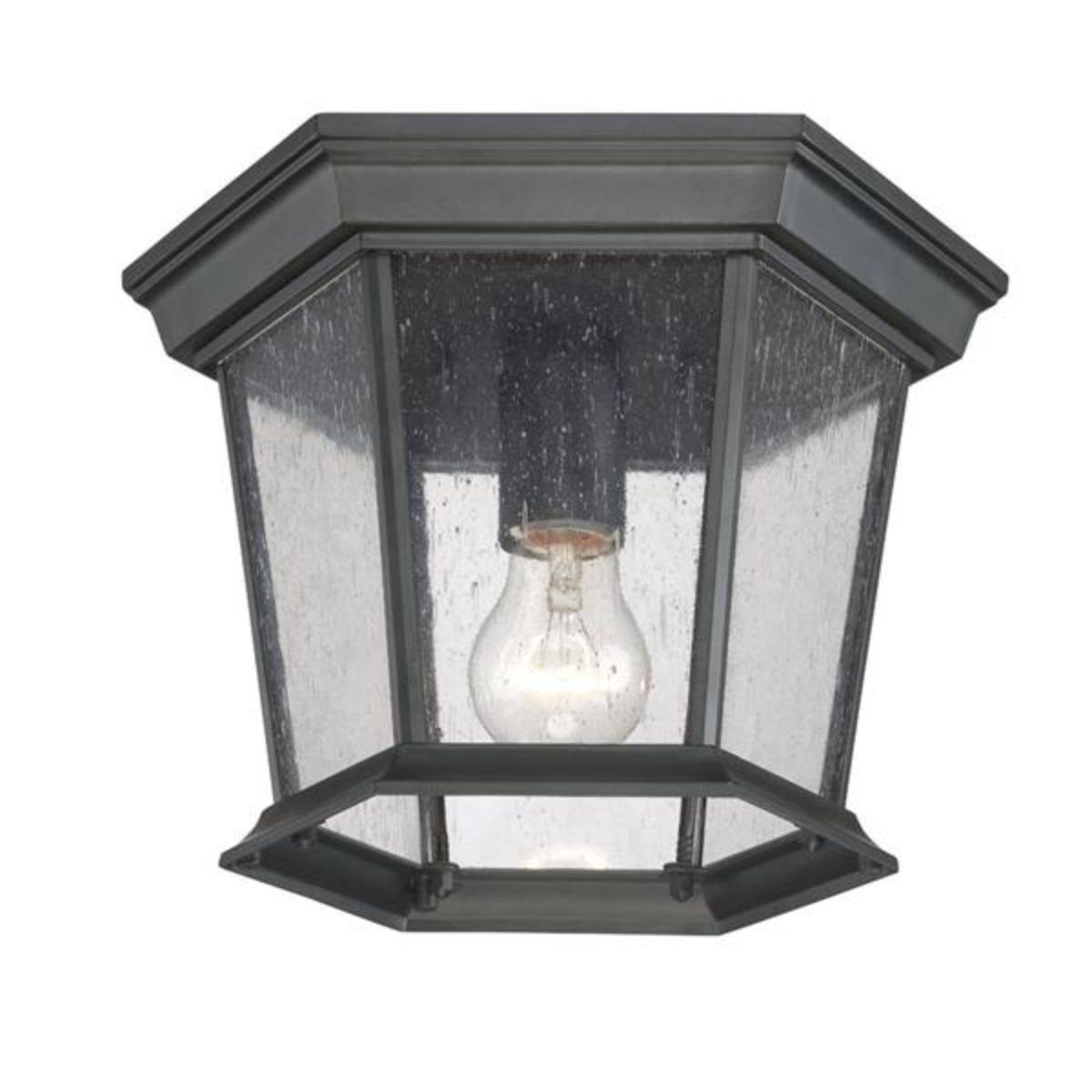 Acclaim Lighting 5275BK/SD Dover Collection Ceiling-Mount 1-Light Outdoor Matte Black Light Fixture