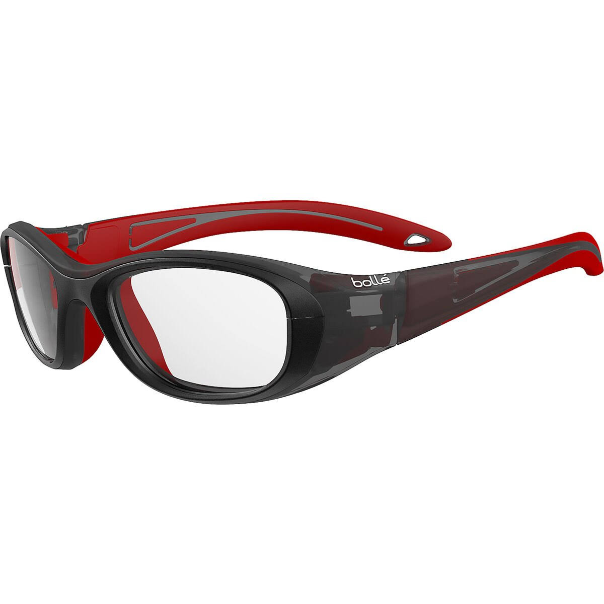 Bolle Kids Coverage Sport Protective Glasses - Black and Red