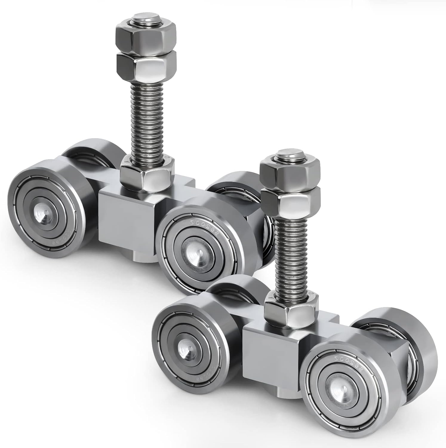 4 Wheel Heavy Trolley Assembly, Stable High-Precision Super Load Welding Trolley Assembly with M10 Bolt & 3 Nuts for All Standard 1-5/8