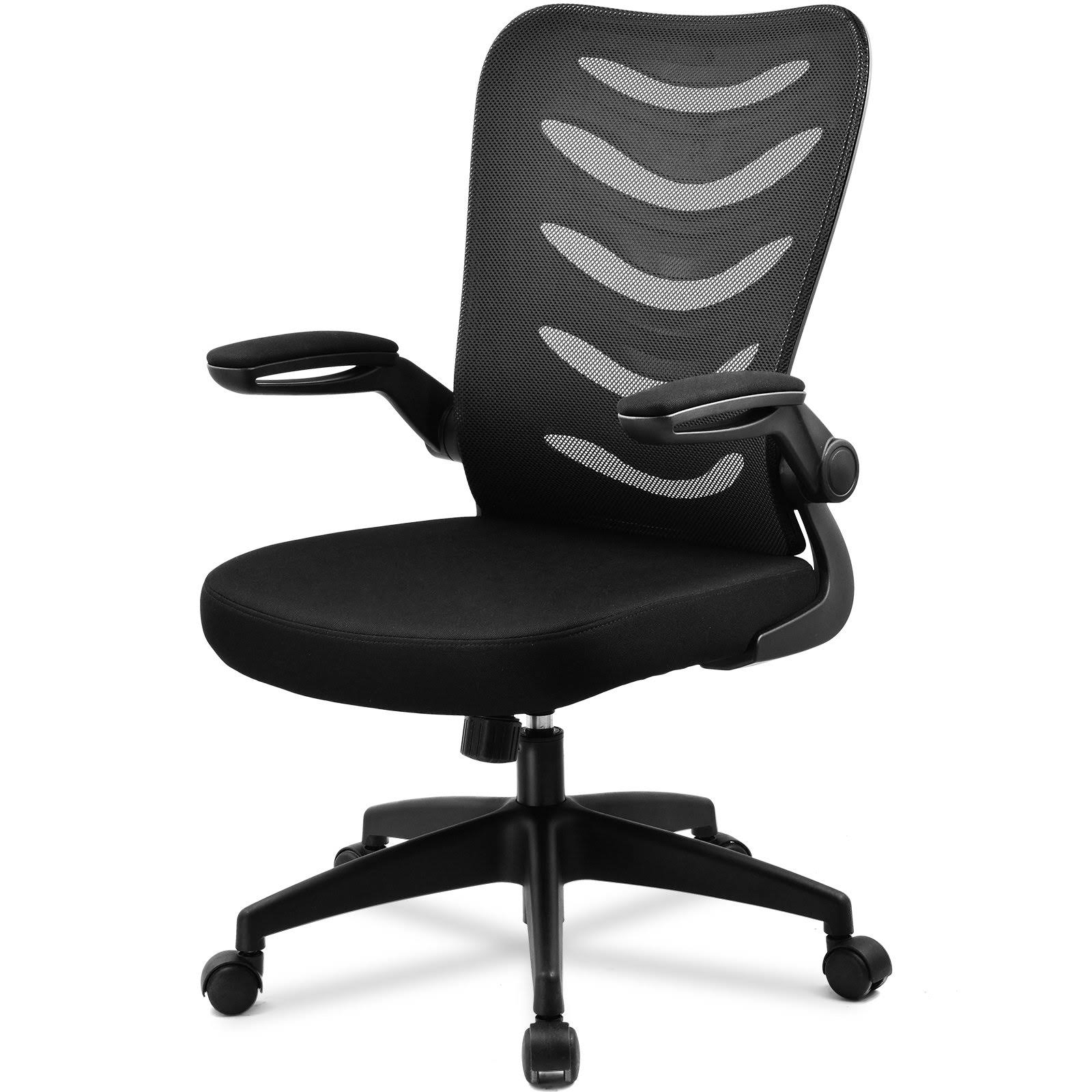 Comhoma Office Chair with Flip Up Arms Black