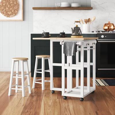 Roxanne 2 Piece Breakfast Kitchen Cart Set Beachcrest Home