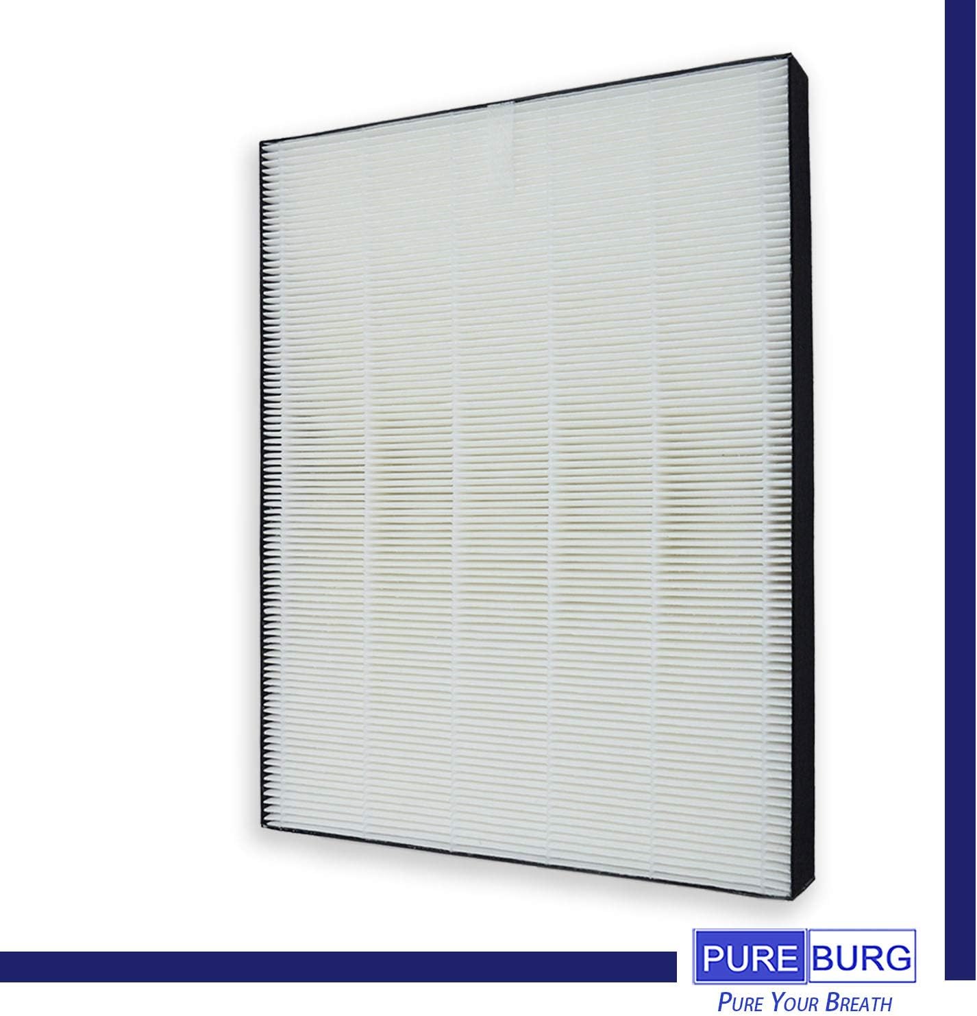 PUREBURG Replacement Filter Kit Compatible with Sharp FZ-F60HFU FZ-F60DFU Fits Sharp FP-F60UW FP-F60U-W Pack of 2