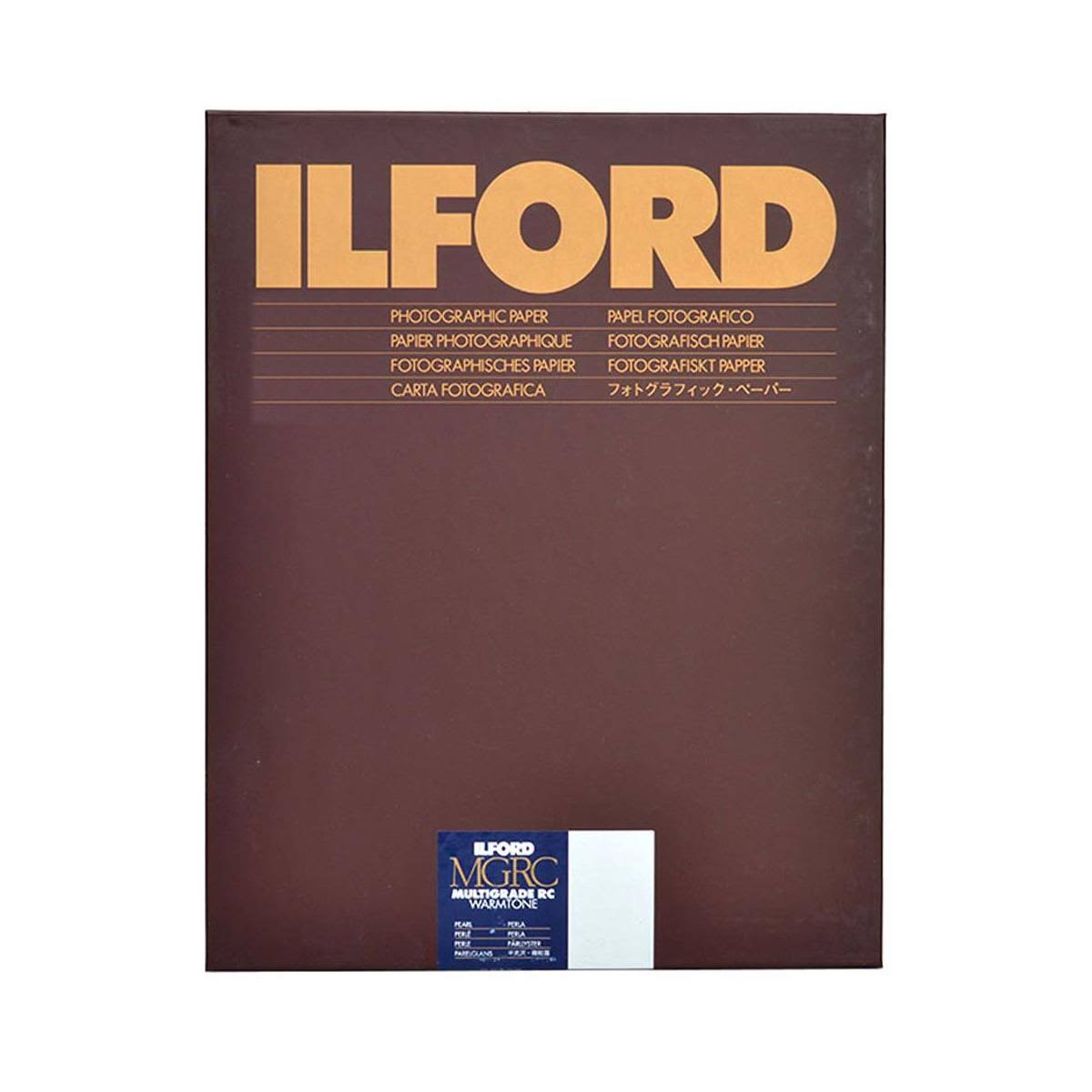 Ilford Multigrade RC Warmtone Resin Coated VC Variable Contrast Black u0026 White Enlarging Paper - 20x24x22-10 Sheets - Pearl S