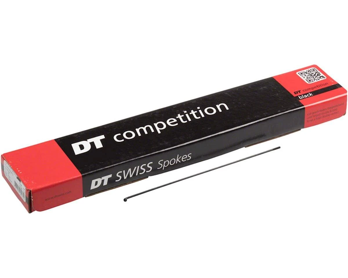 DT Swiss Competition 2.0/1.8 191mm Black Spokes Box of 72
