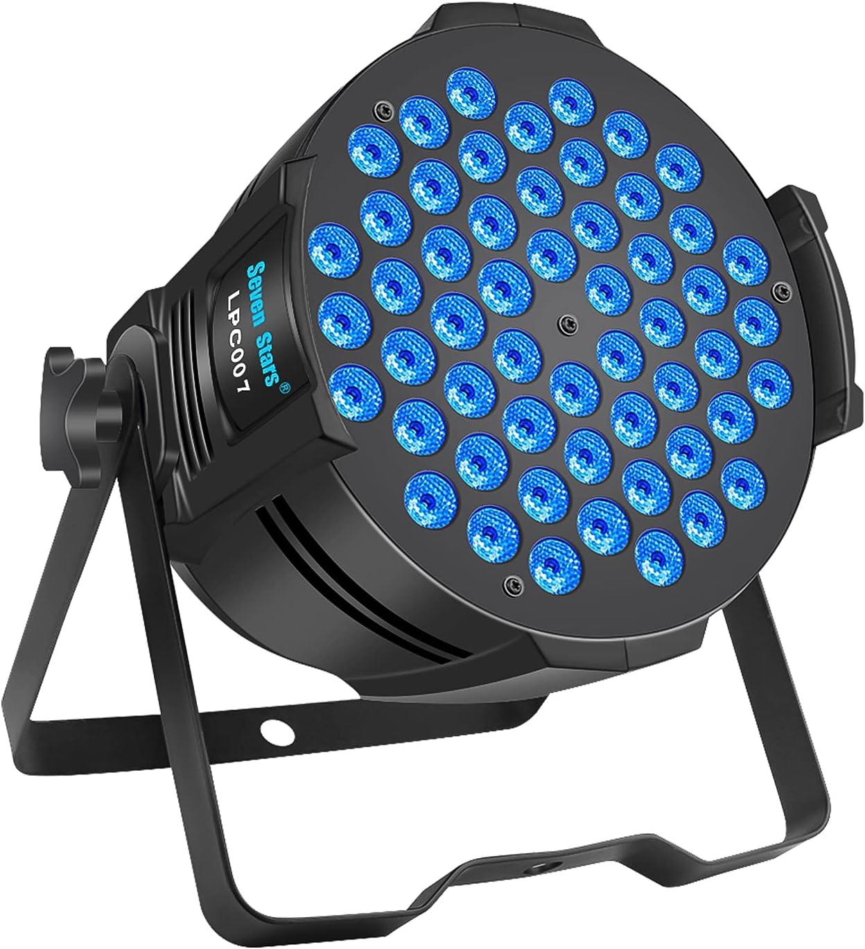 SevenStars DJ Lights, 54X3W LED Par Light RGB Stage Lights DMX DJ Disco Lights Sound Activated, Party Lights Wash Light for Church, Party, Wedding, Club, Stage Show (1)