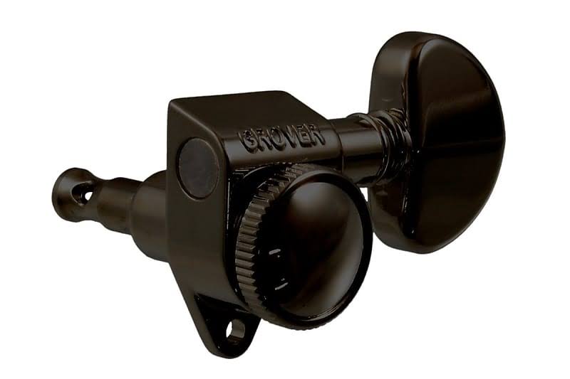 Grover Black Locking Tuners 3x3