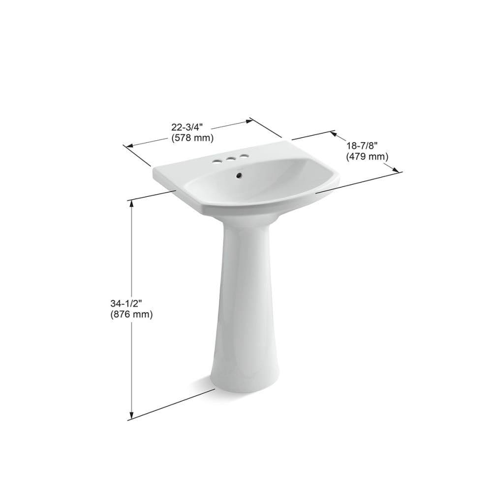 Kohler K-2363-4-7 Cimarron Bathroom Sink Black