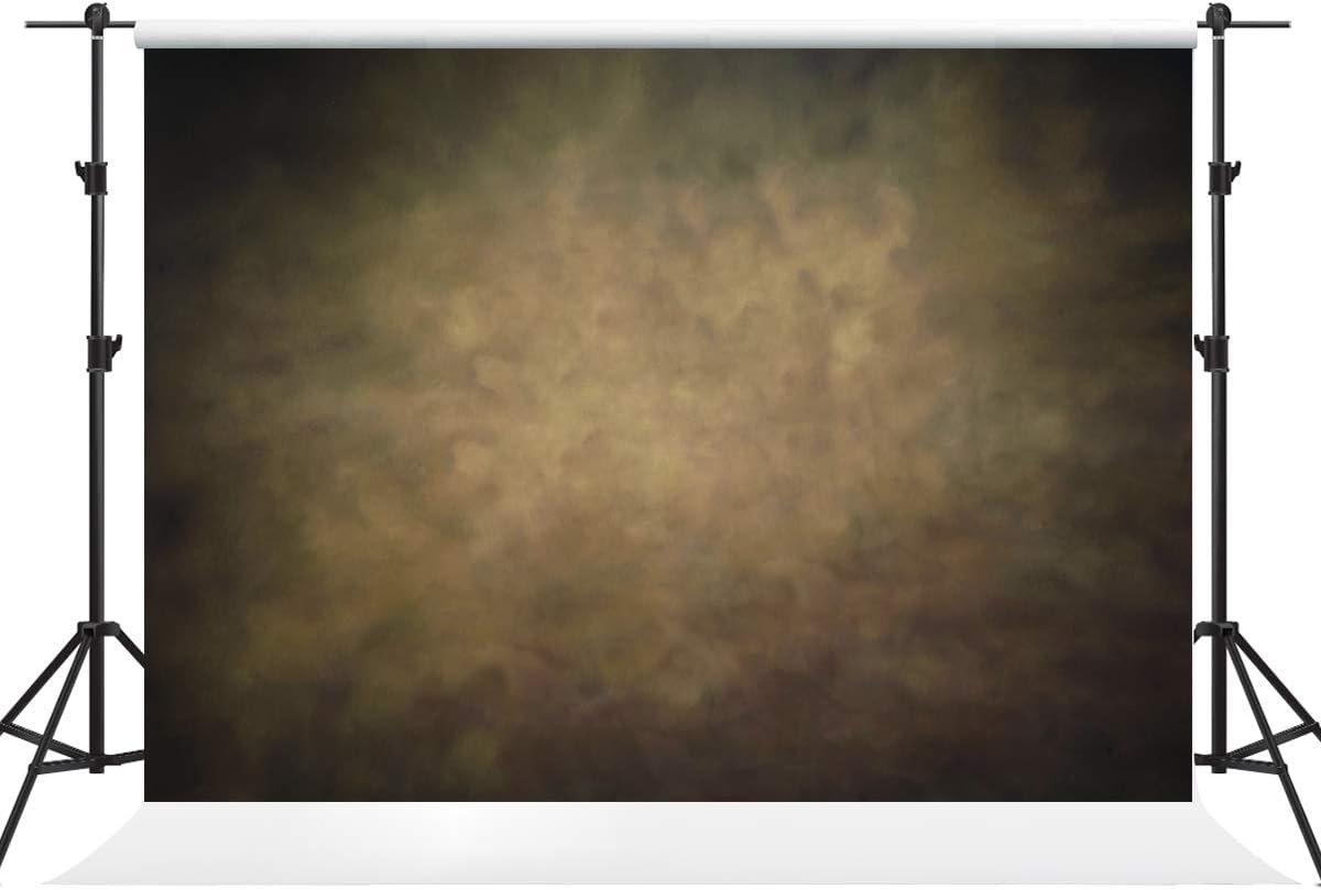 Kate 10×6.5ft Brown Backdrops Portrait Abstract Photography Background Old Master Texuture Abstract Photo Backdrops for Photographer Soft Fabric Cloth Seamless Photo Headshot Props Pack of 2