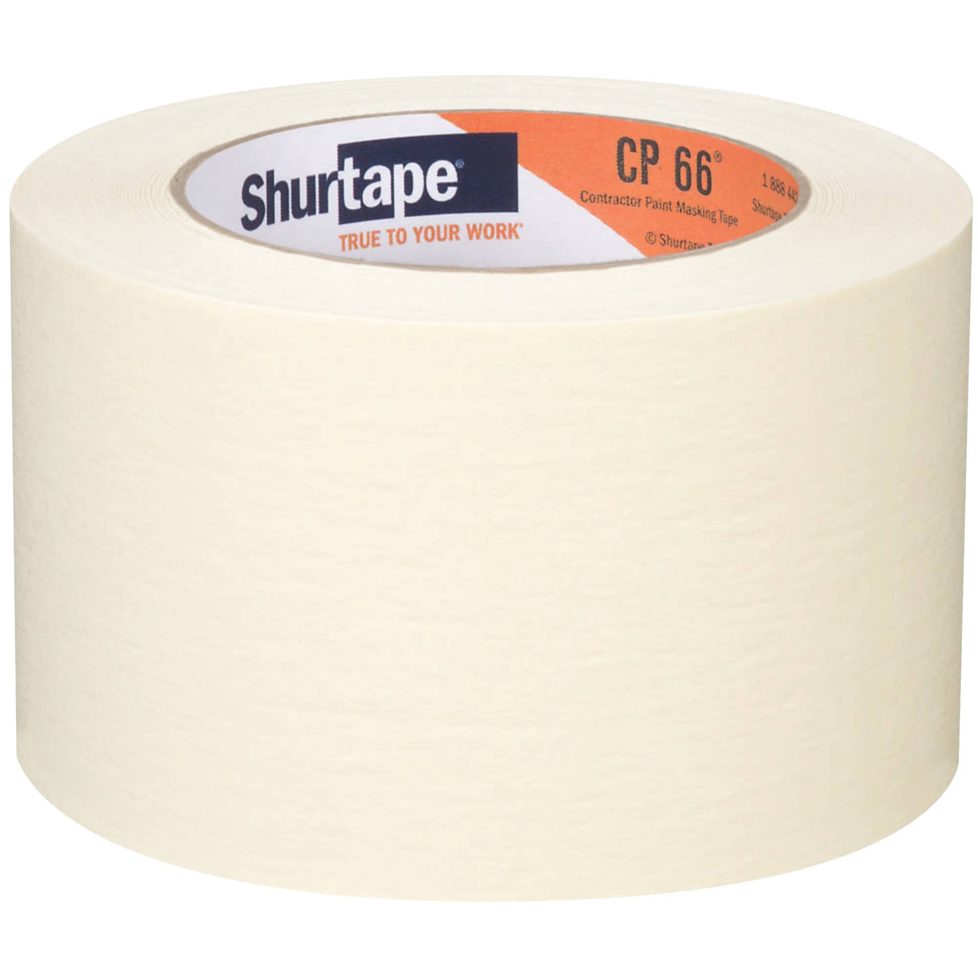 Shurtape Contractor Grade High Adhesion Masking Tapes CP66, 72 mm x 55 M 204411