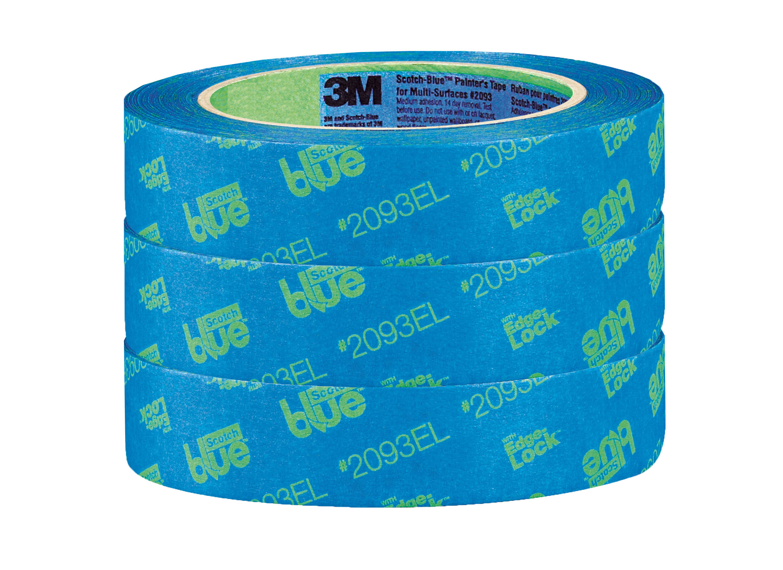 ScotchBlue Painter&s Tape Trim and Baseboards with Edge-Lock, 0.94 inch x 60 yds, 3 Rolls/Pack